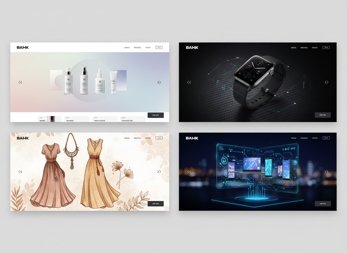 各ECサイトデザイン